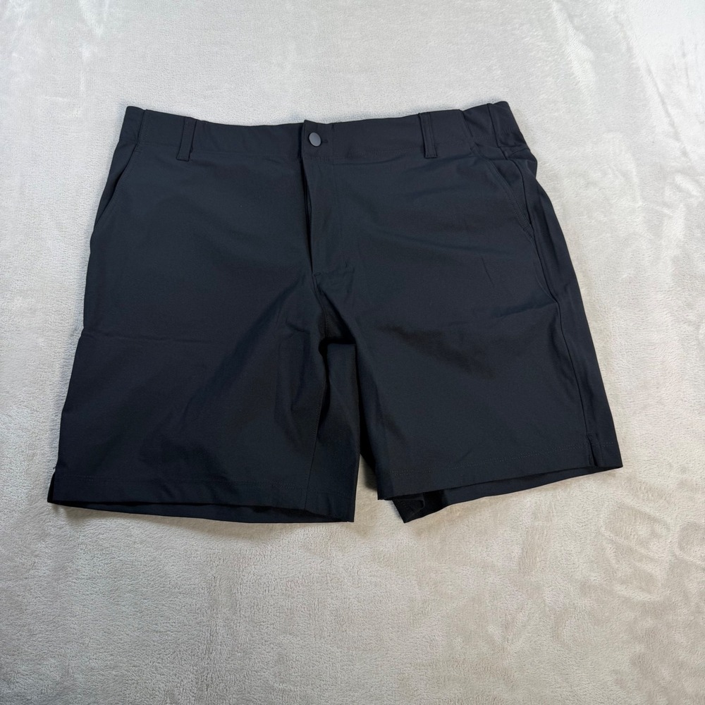 Mondetta Golf Tech Shorts Mens 36 Black Recycled Stretch Performance Activewear